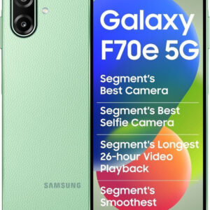 Samsung Galaxy F70e 5G (Limelight Green, 128 GB) (4 GB RAM)